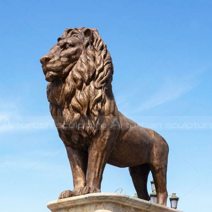 lion statues for driveway