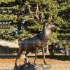 bronze deer garden ornaments
