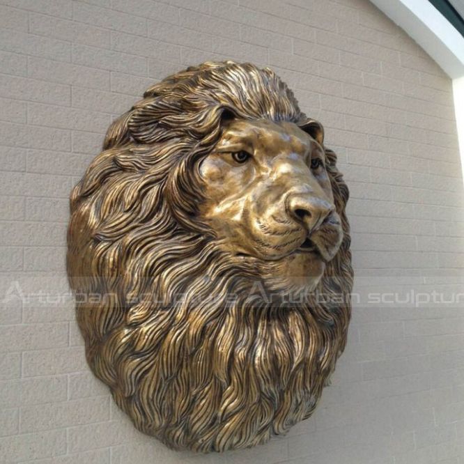 lion head wall decor