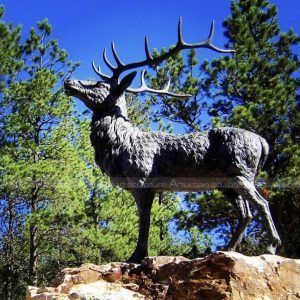 life size elk statue