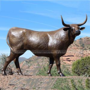 life size bull sculpture