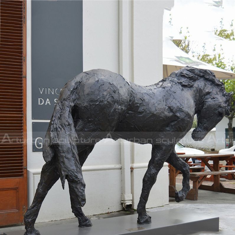 abstract horse statue