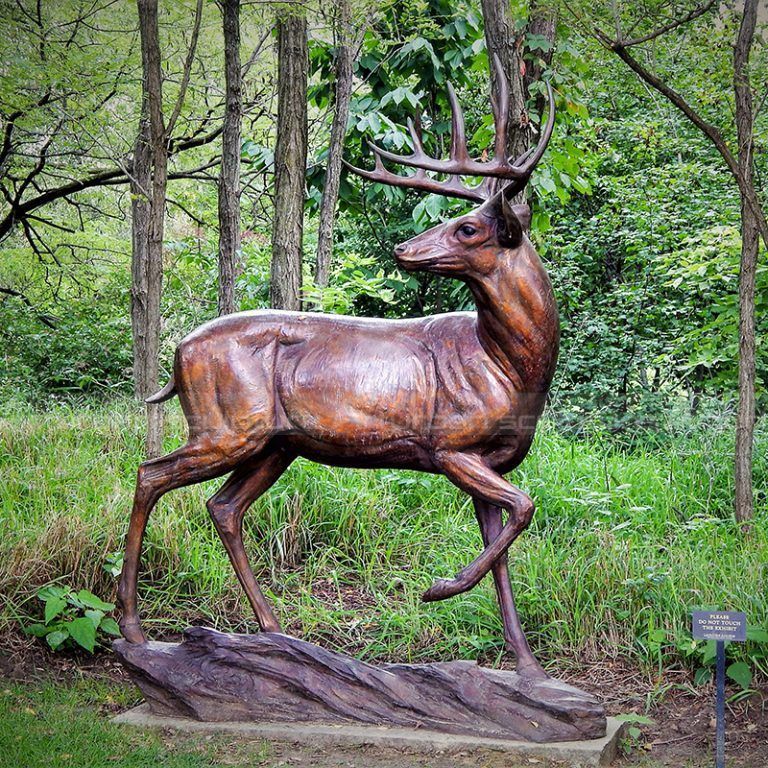 Life Size Whitetail Deer Statues