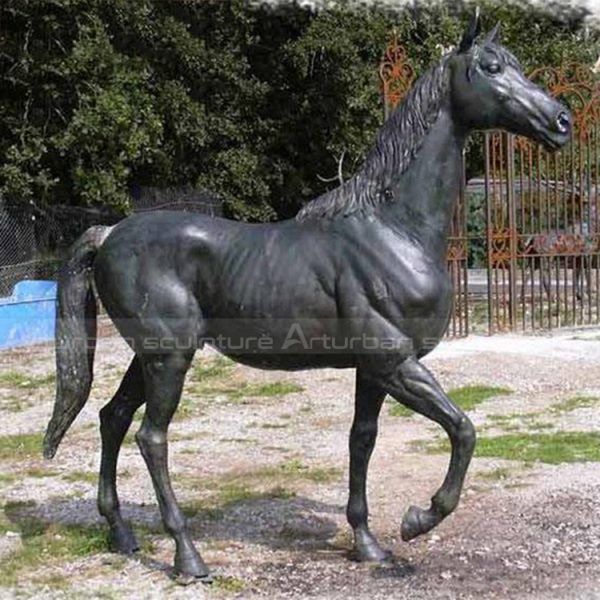 black horse figurine