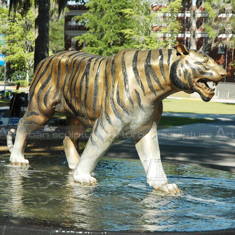 large tiger statue
