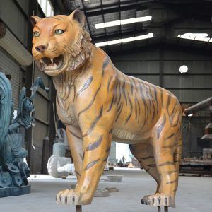 large tiger sculpture