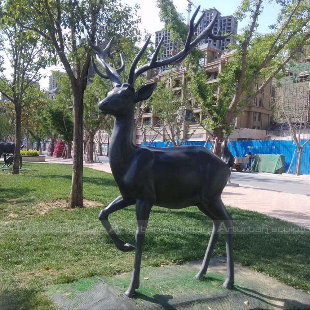 deer statue outdoor