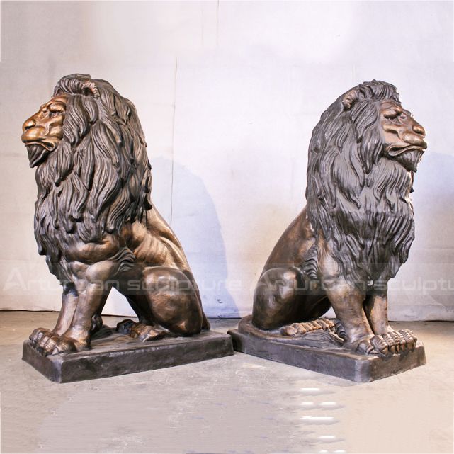 lion entrance statue