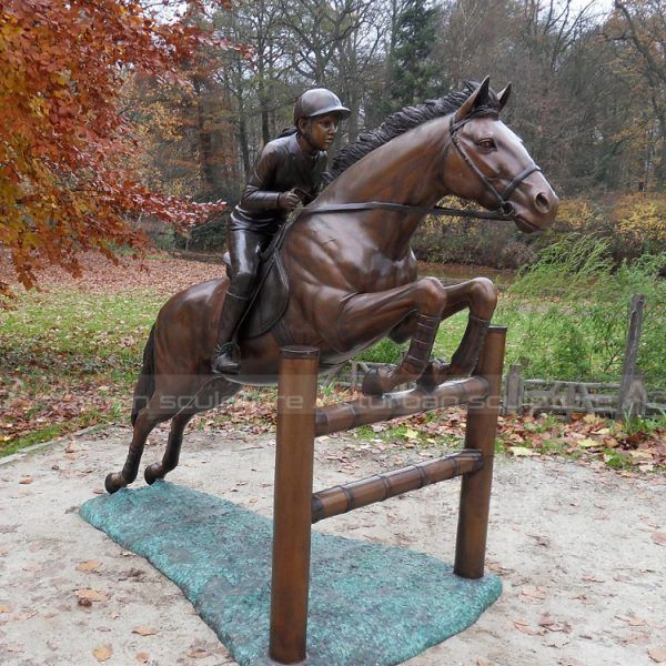 horse rider statue