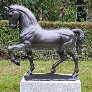 large bronze horse statue