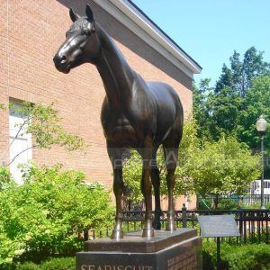 bronze standing horse statue