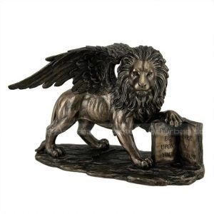 winged lion statue for sale