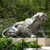 saber tooth tiger statue