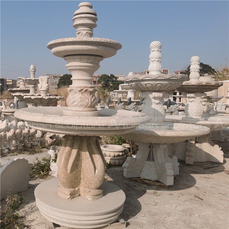 modern marble fountain