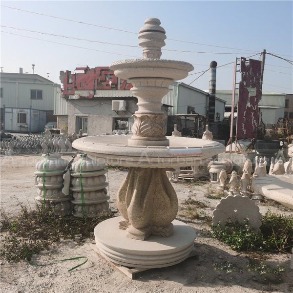 modern marble fountain