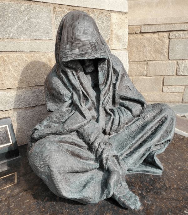 Jesus The Beggar Statue