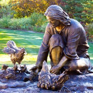 outdoor jesus statue