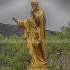 outdoor sacred heart statue
