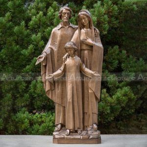 holy family garden statue