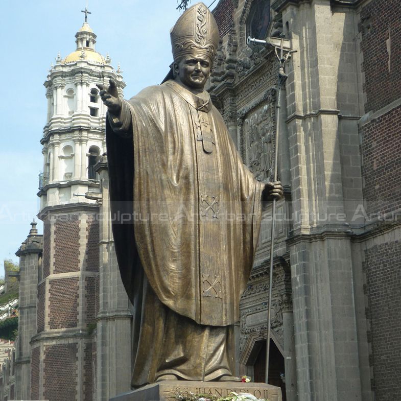 pope john paul ii statue