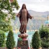 blessed mother garden statue