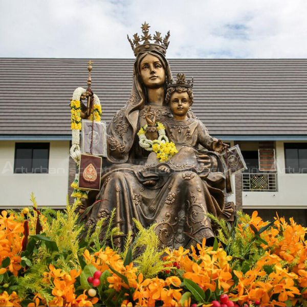 mother mary and jesus statue
