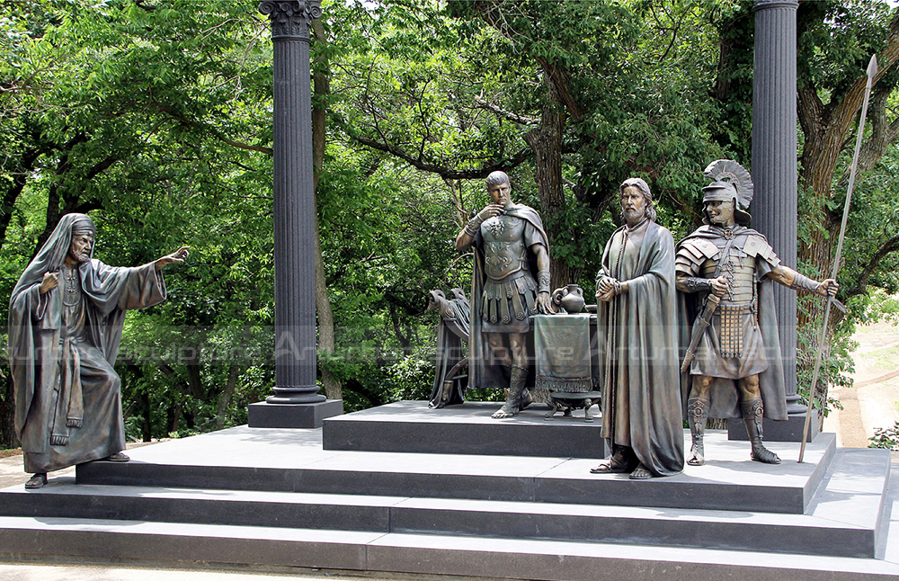 the crucifixion sculpture