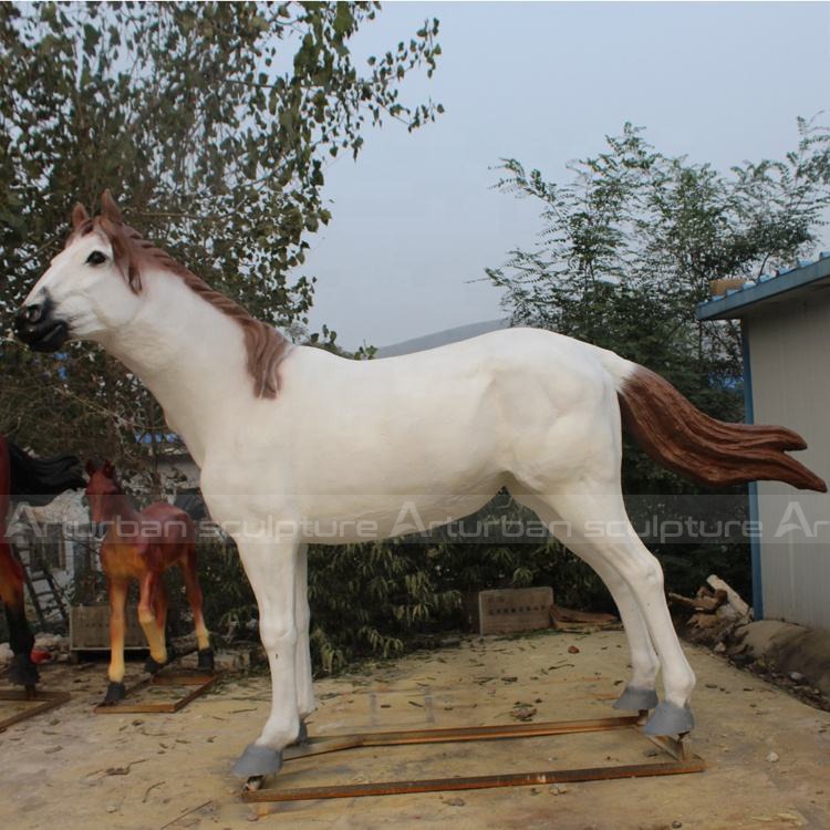 lifesize fiberglass horse