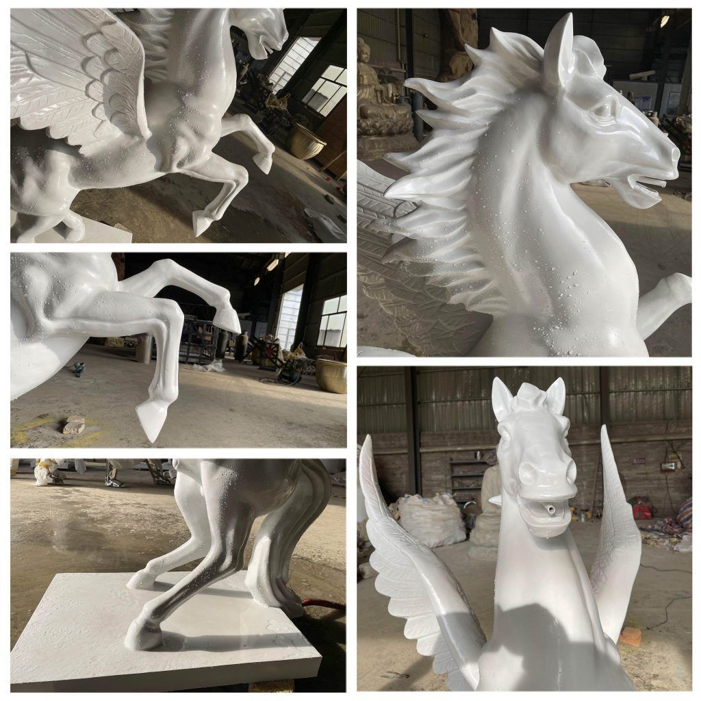 Escultura de Pégaso Escultura de Pégaso