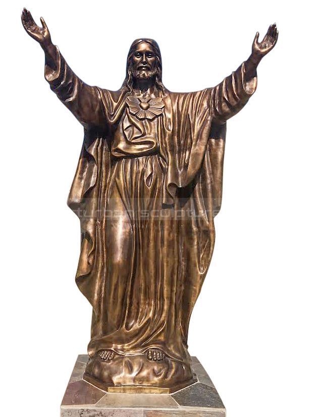 catholic church jesus statue