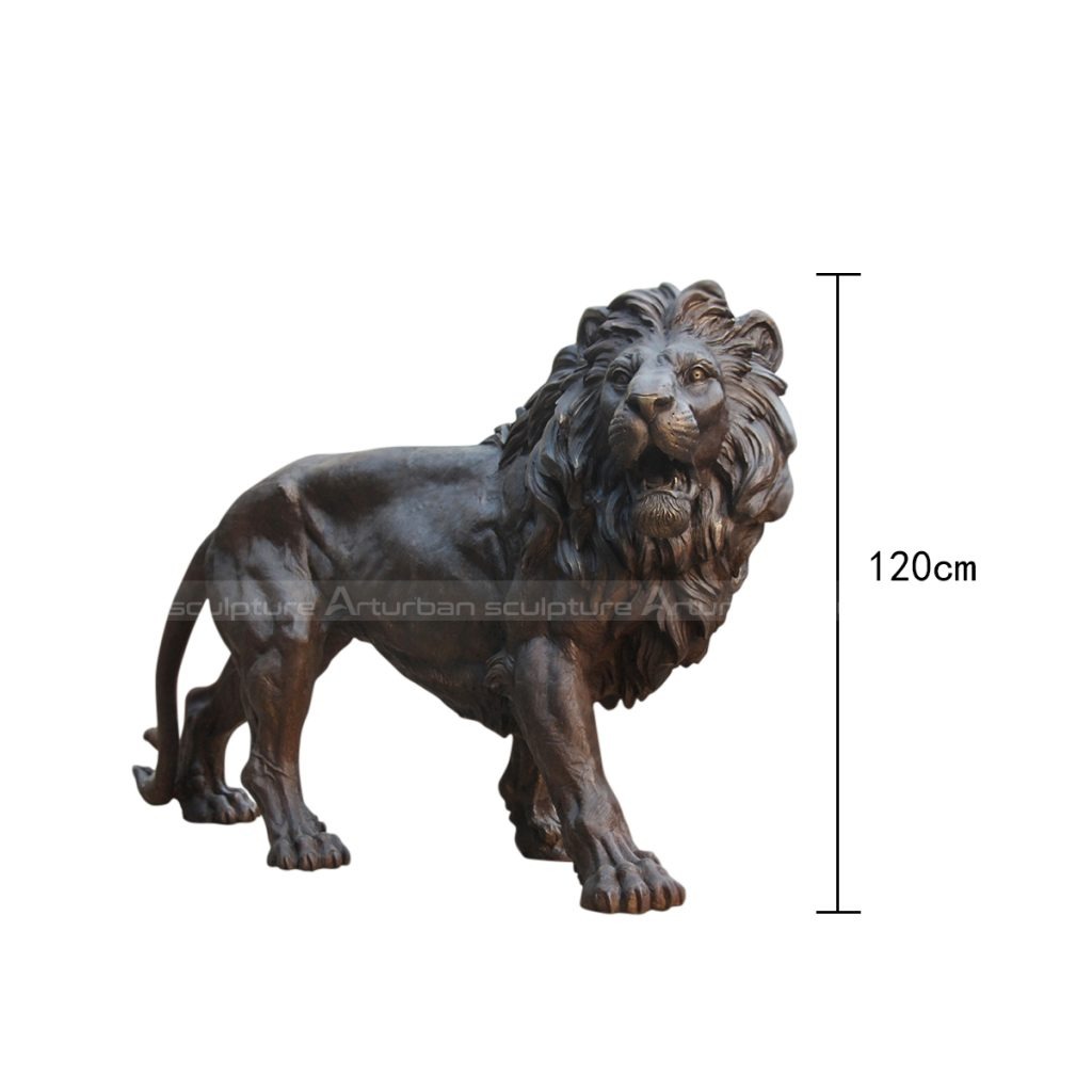 Life Size Bronze Lion Statue