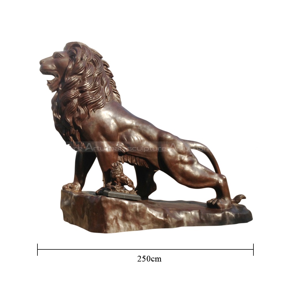 bronze lion statues for sale