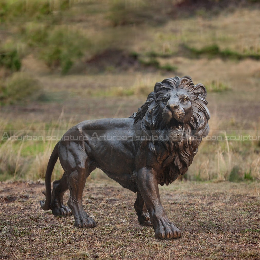 Life Size Bronze Lion Statue