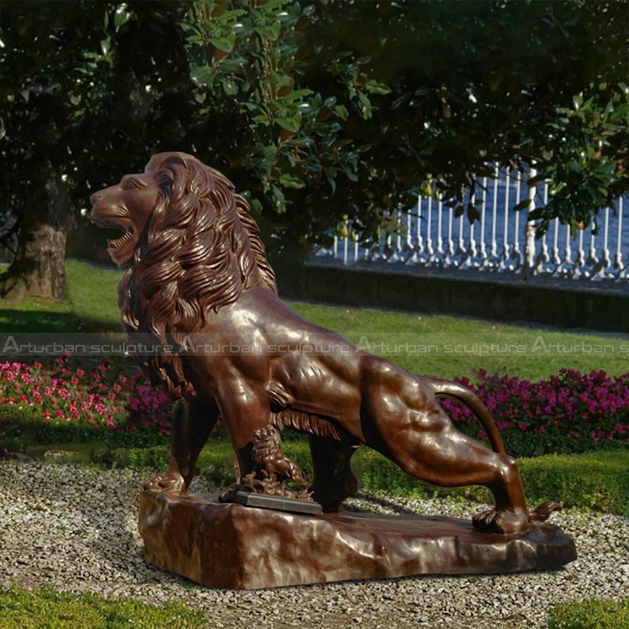 bronze lion statues for sale