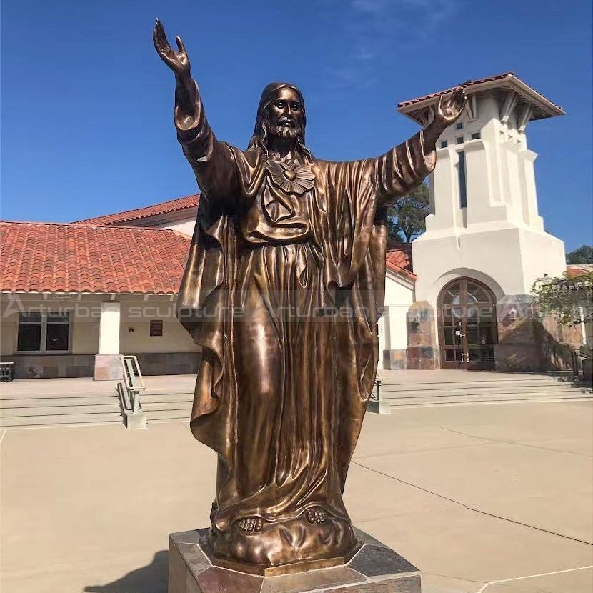 catholic church jesus statue