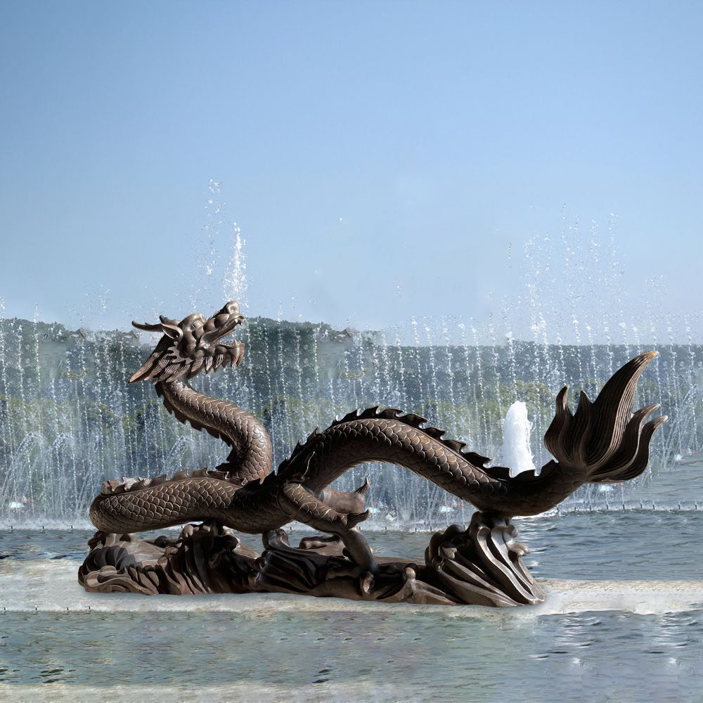 Oriental Dragon Sculpture