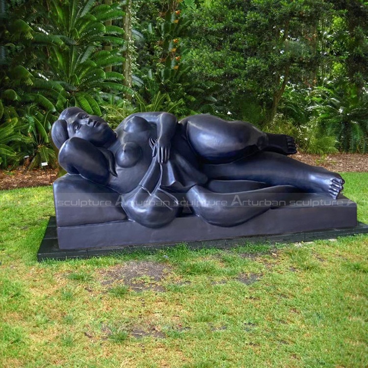 Botero Woman Sculpture