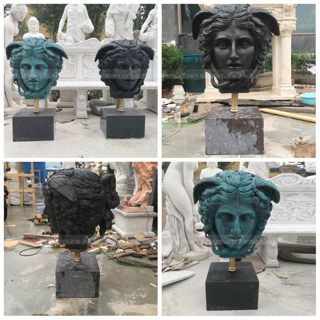 medusa head sculpture