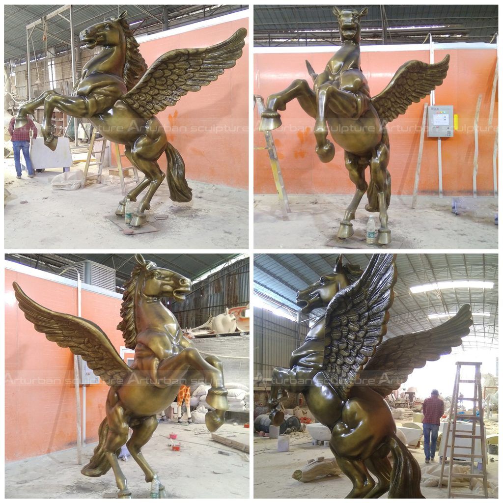 Estátua de Pegasus para Jardim
