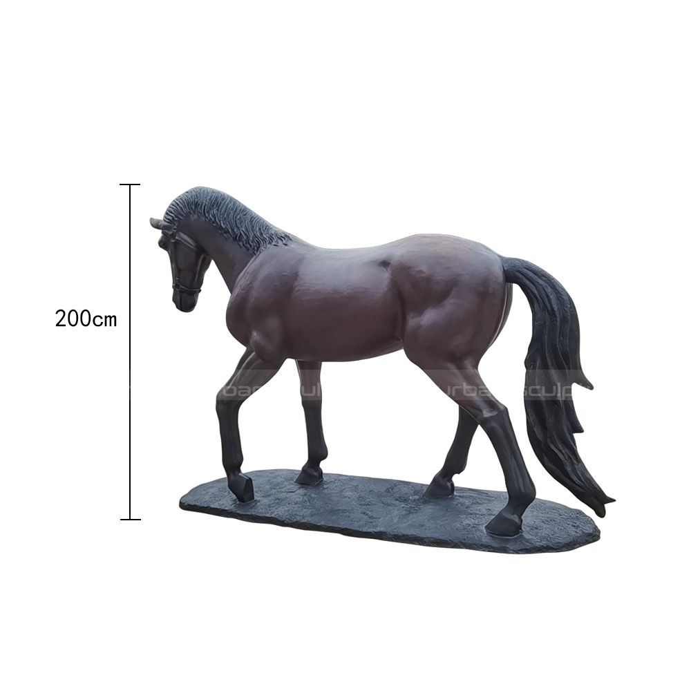 bronze horse statue life size