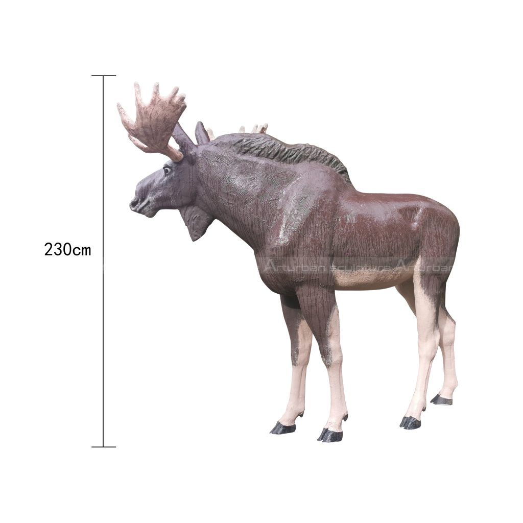 Outdoor Moose Statue