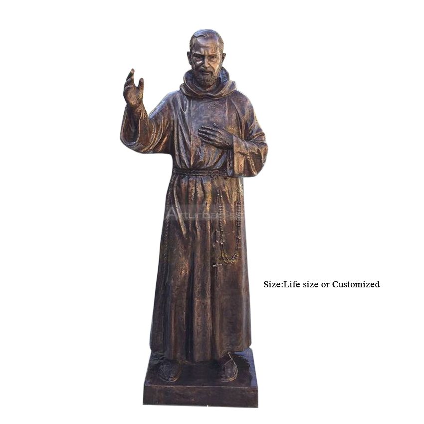 padre pio garden statue