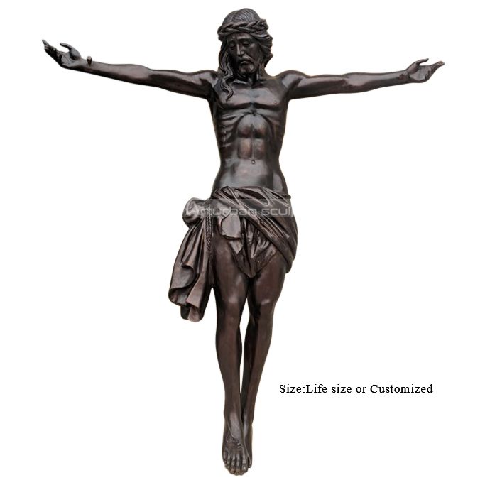 crucified jesus statue