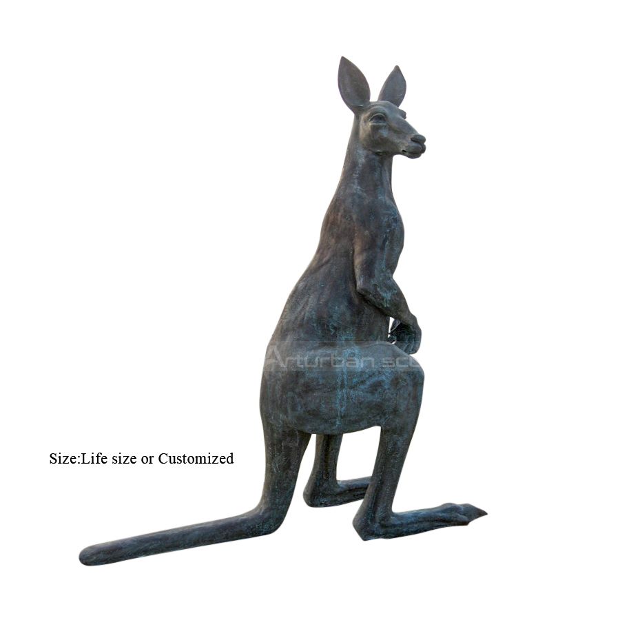 life size kangaroo statue