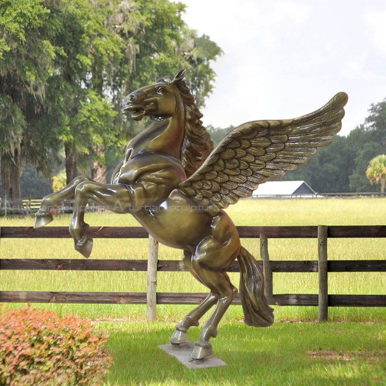 Estátua de Pegasus para Jardim