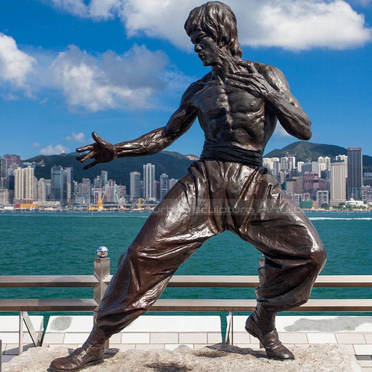 Bruce Lee sculpture