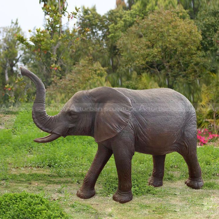 elephant lawn statuary