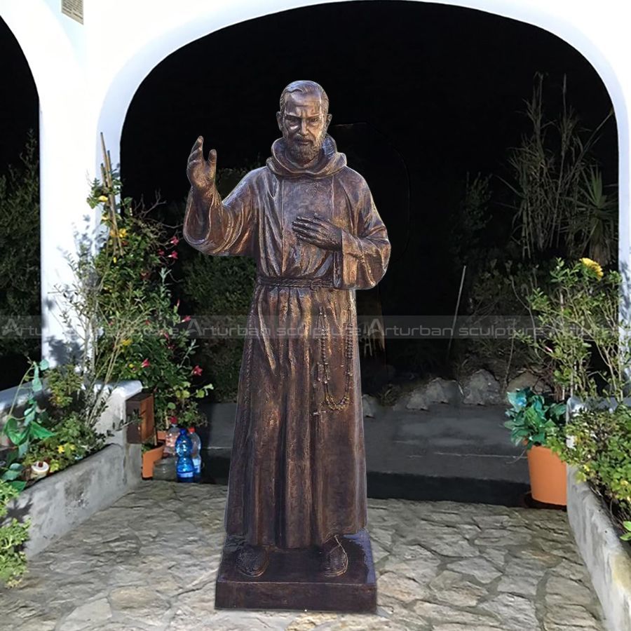 Padre Pio Garden Statue