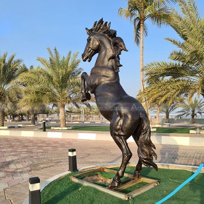 Outdoor Bronze Horse Statue
