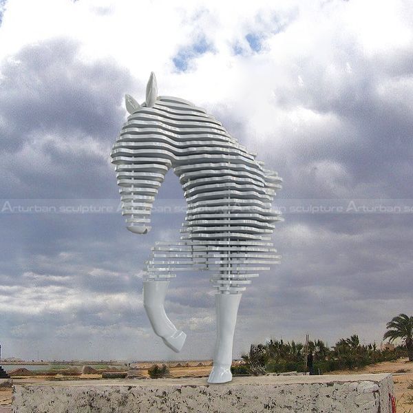 Metal Horse Statue